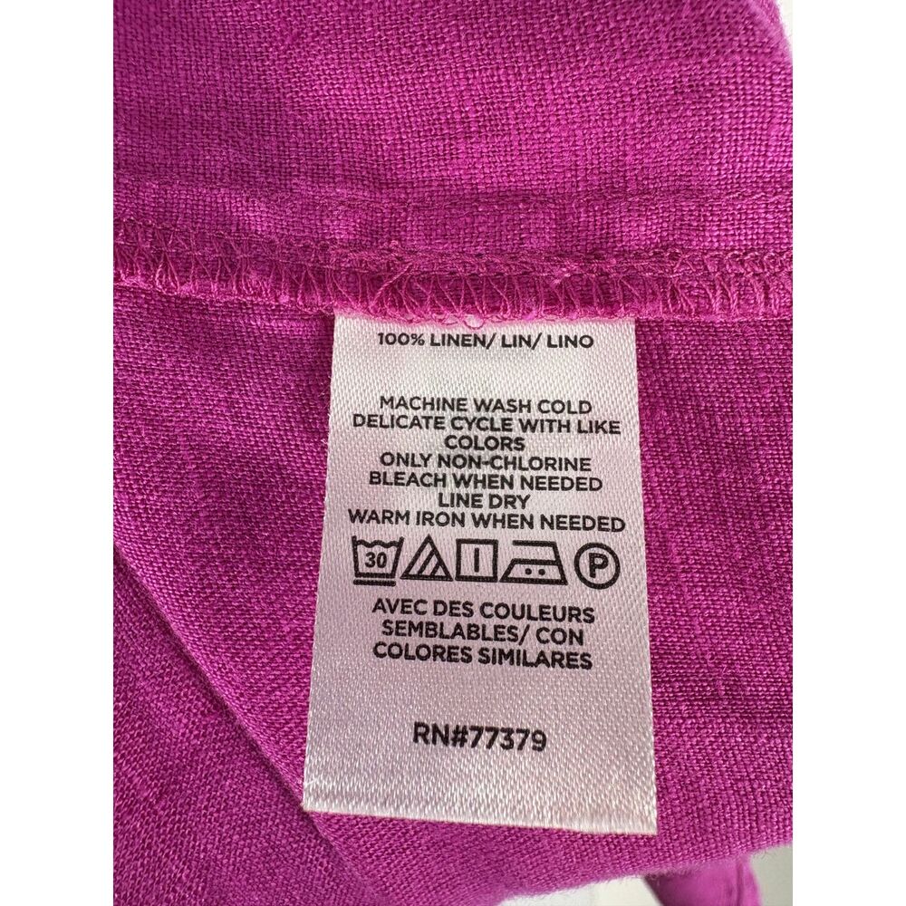 Ann Taylor Oversized Linen Button-Down Shirt - Picture 7 of 7